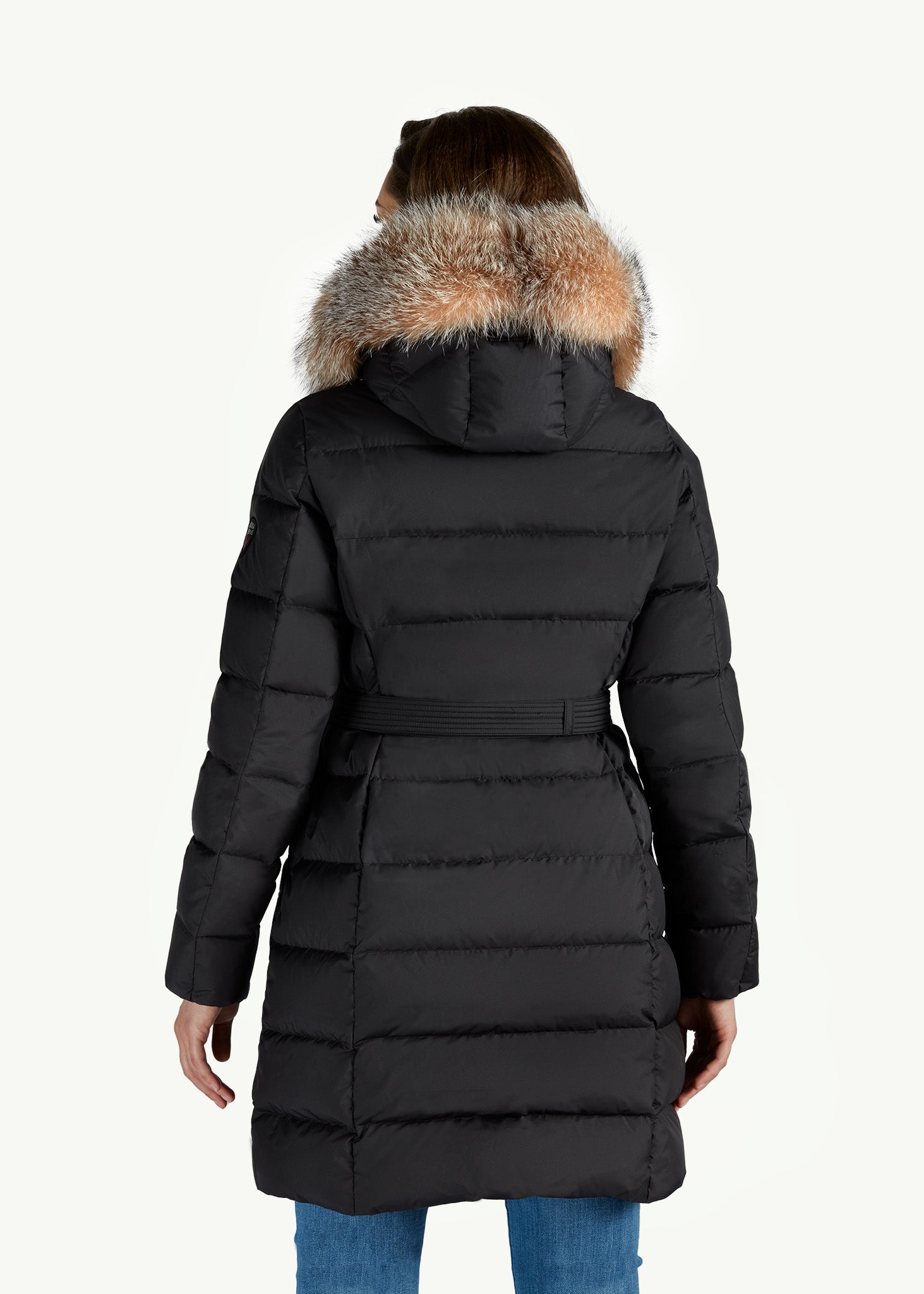 Zyra Women's Down Jacket - Natural Fur Trim | ALASKA RESERVE